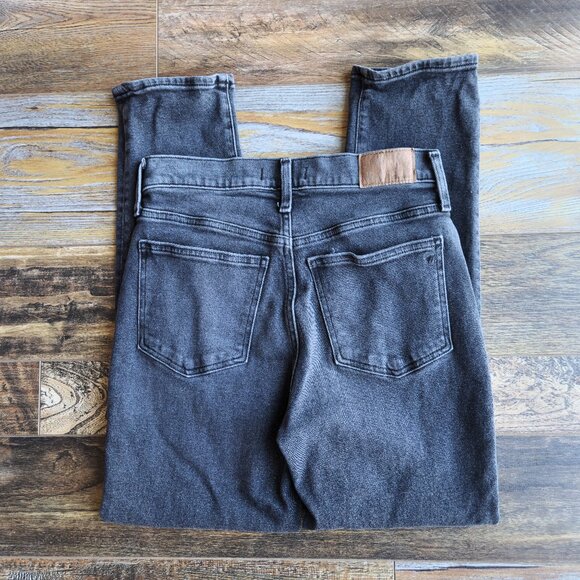Madewell The Perfect Vintage Jeans High Rise Stretch Lunar Wash Black - Picture 9 of 10